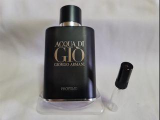 Acqua Di Gio Profumo decant 5/10ml