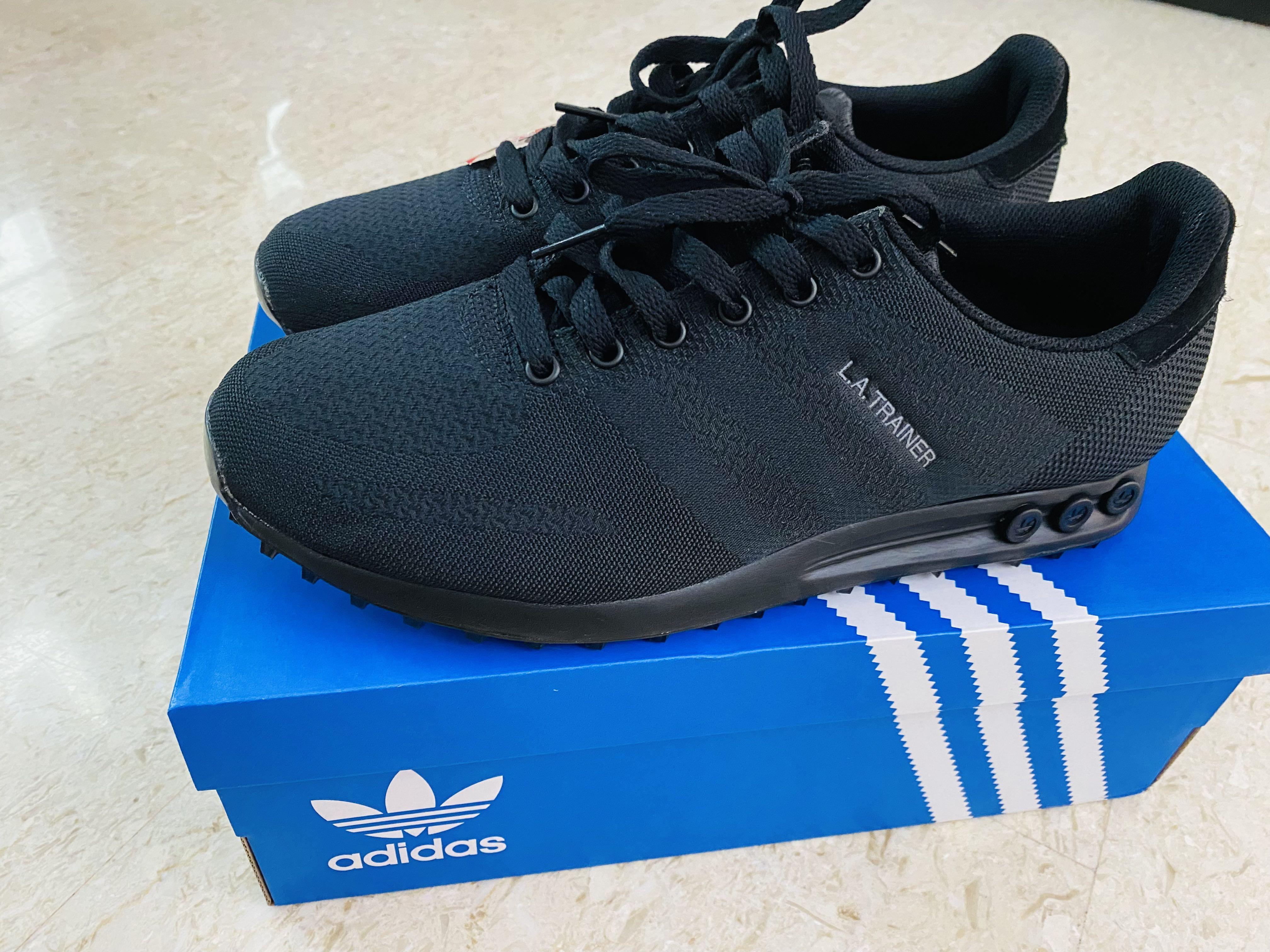 Adidas LA Trainer Weave B size UK9, Men's Fashion, Footwear, Sneakers Carousell
