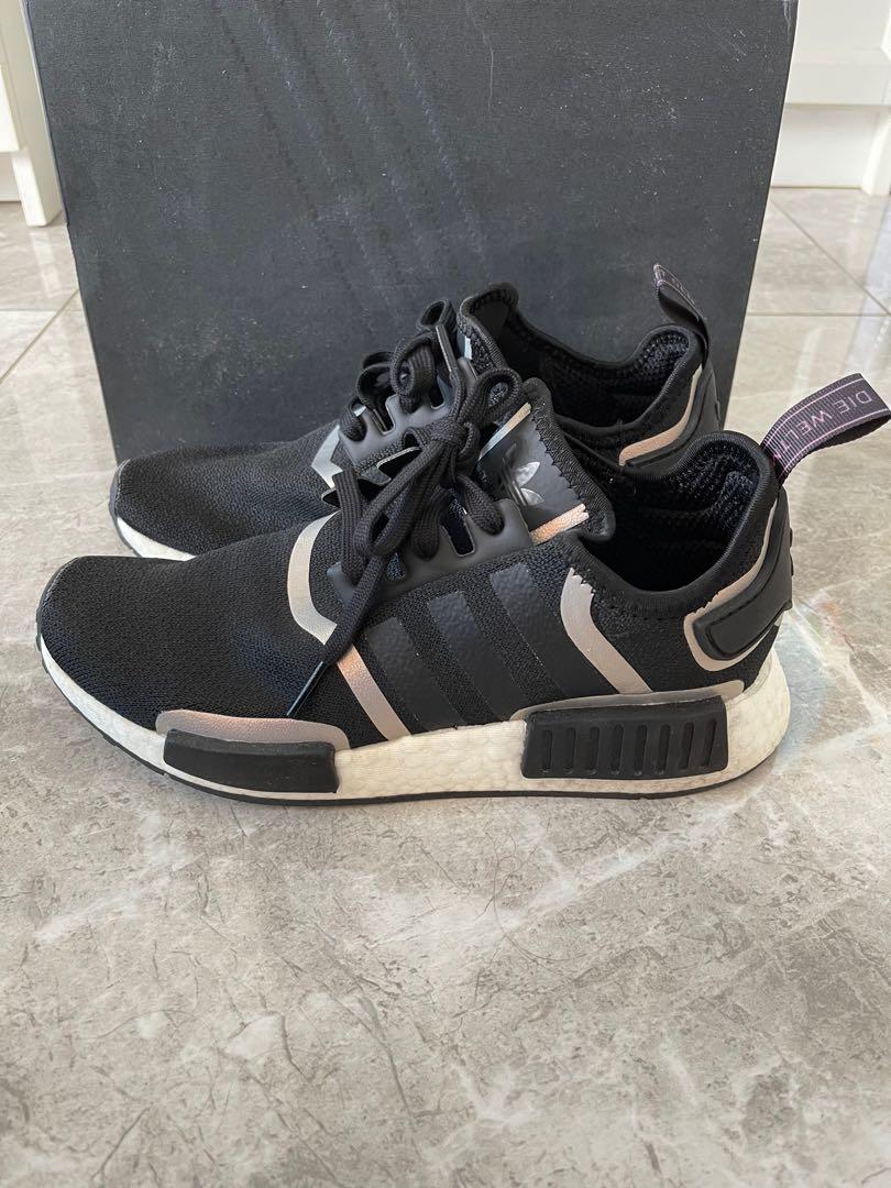 Adidas nmd womens black size 8 top