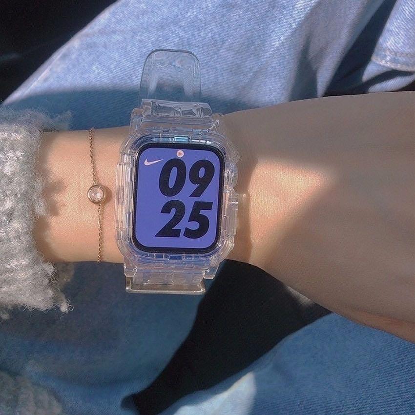 Iwatch clearance transparent strap