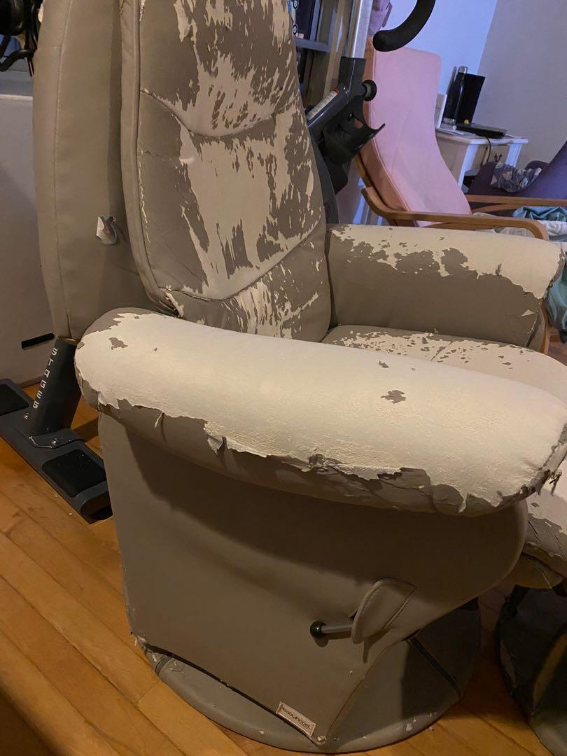 Babyhood Vogue Glider Chair needs reupholstery Furniture Home Living Furniture Chairs on Carousell