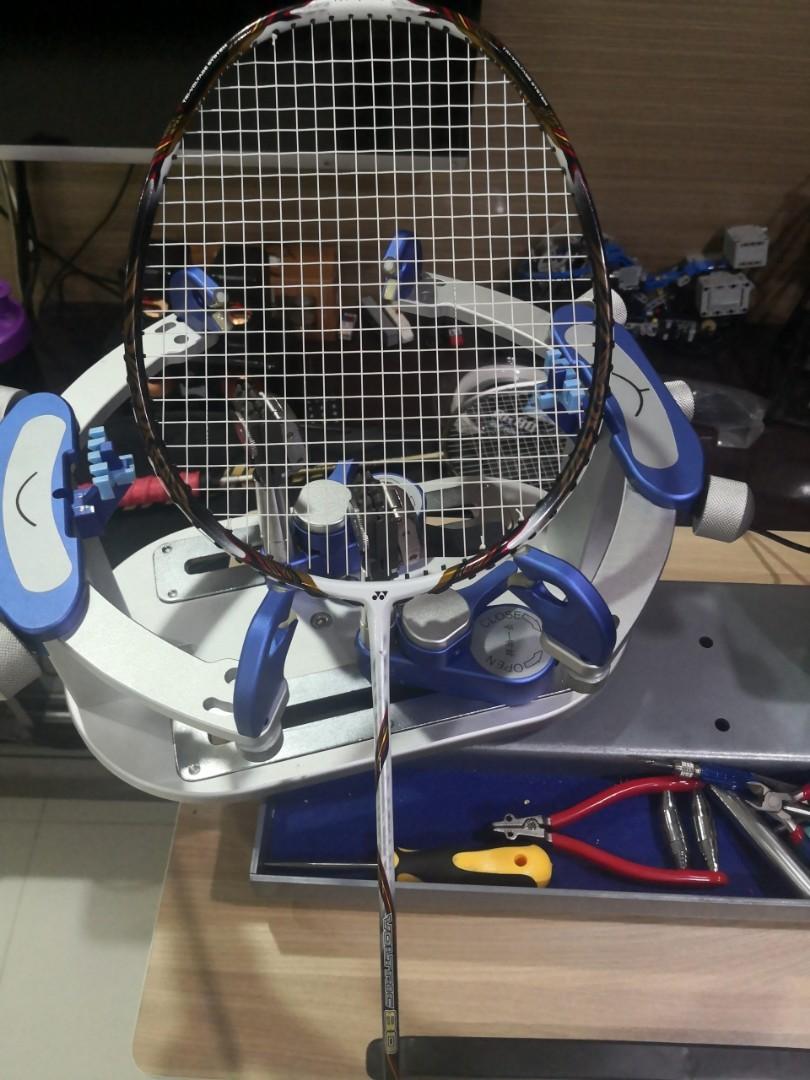 Badminton Racket Restring/Stringing at Sengkang/Buangkok, Sports