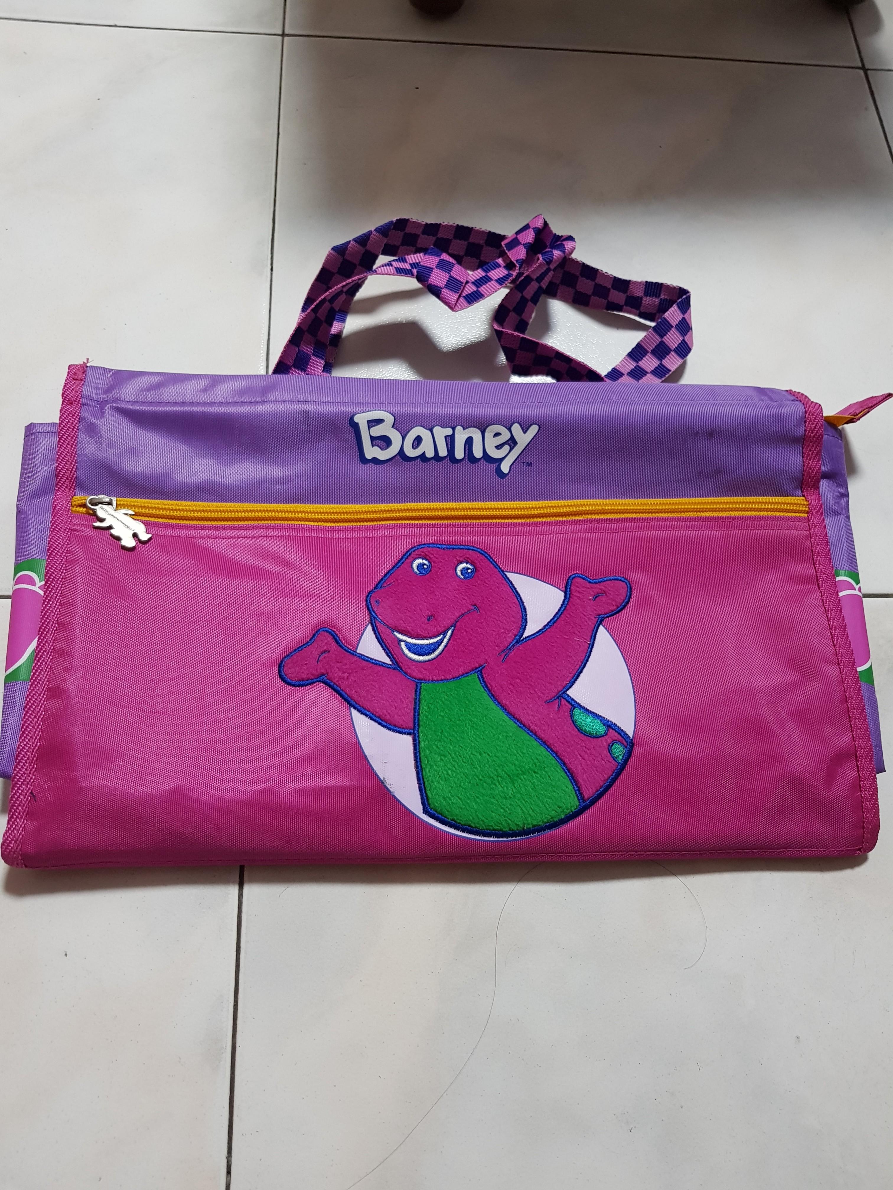 Barney children bag, Babies & Kids, Babies & Kids Fashion on Carousell