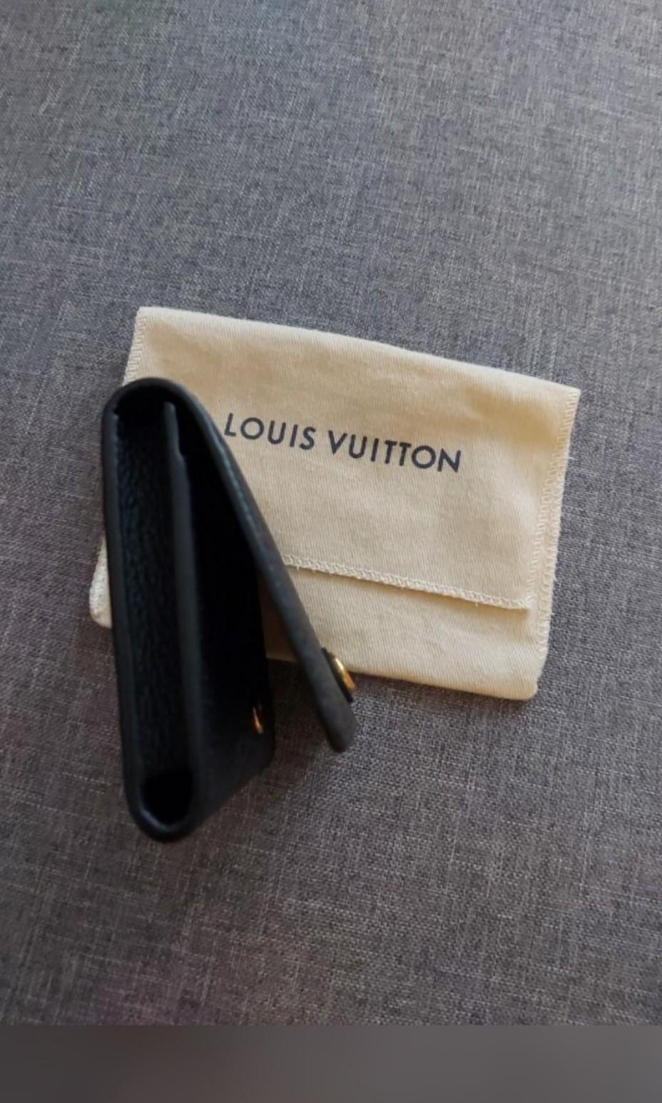 LOUIS VUITTON Empreinte Business Card Holder Black 177644
