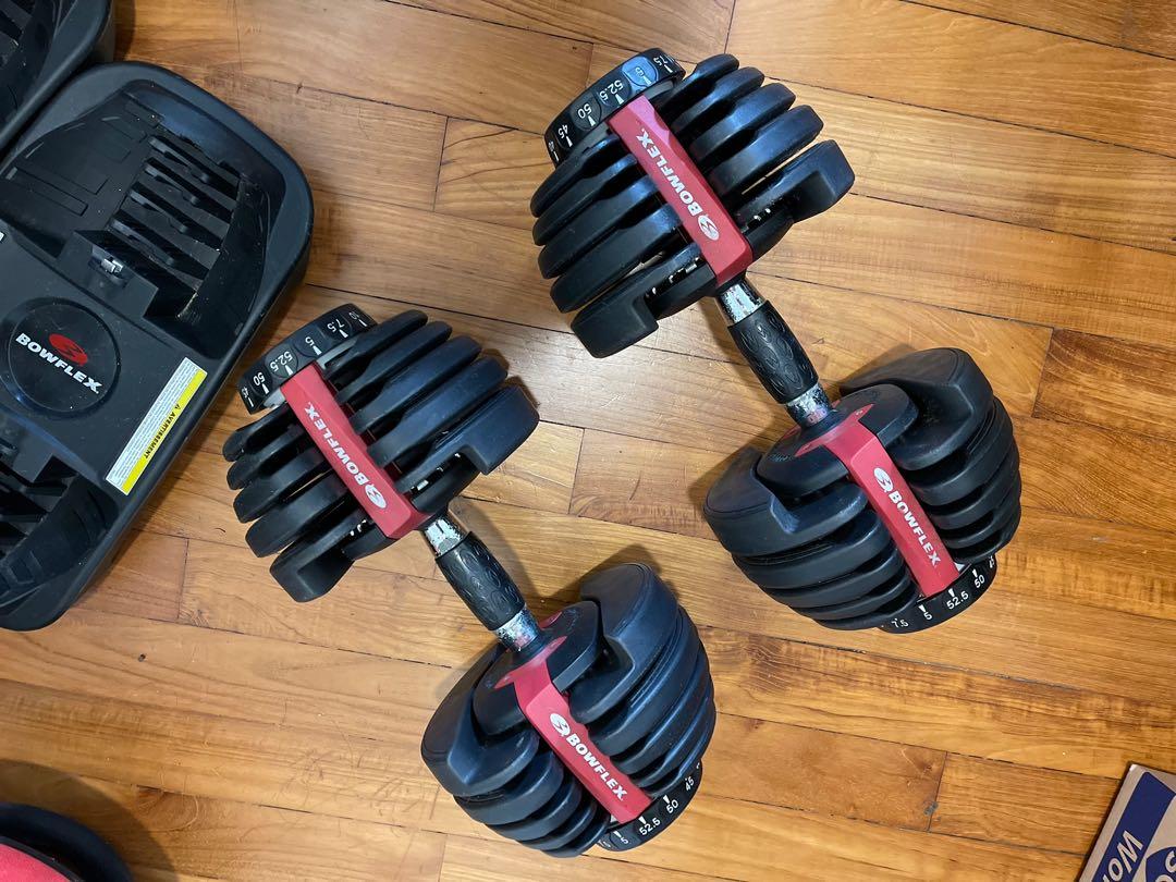 Pair Bowflex SELECTTECH 552 Dumbbells Sports Equipment Exercise