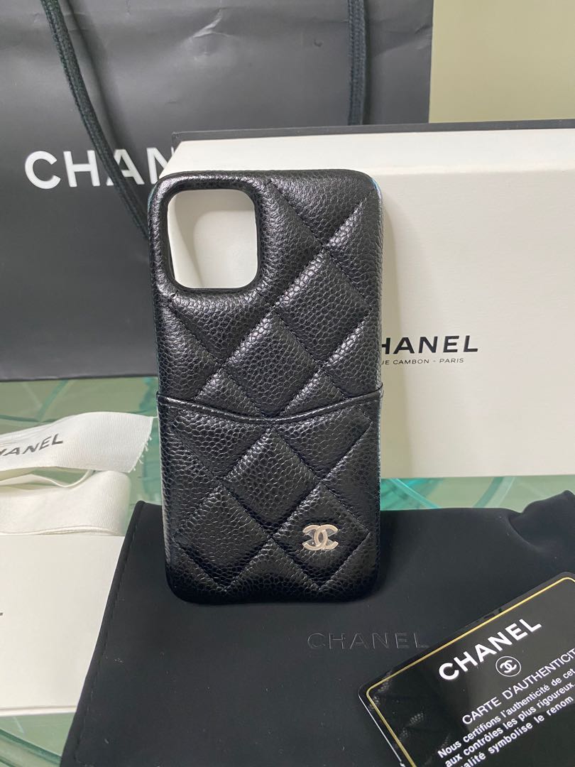 Brand new Chanel Iphone Case Caviar ( Iphone 11 pro ) Series 29xx