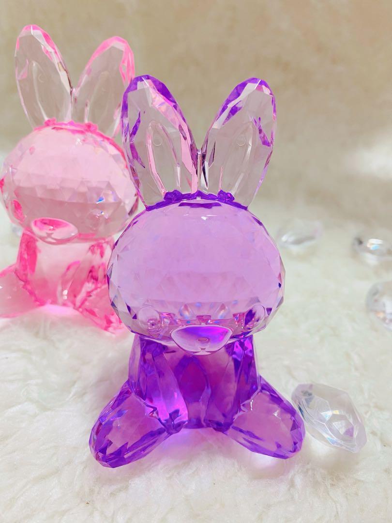 Bunny Rabbit Crystal Figurine, Hobbies & Toys, Toys & Games on Carousell