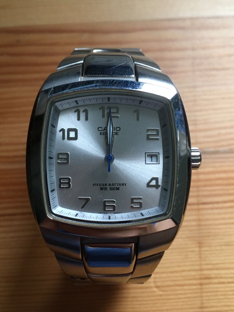 zakdoek rust Bemiddelen Casio edifice EF 119 watch, Luxury, Watches on Carousell