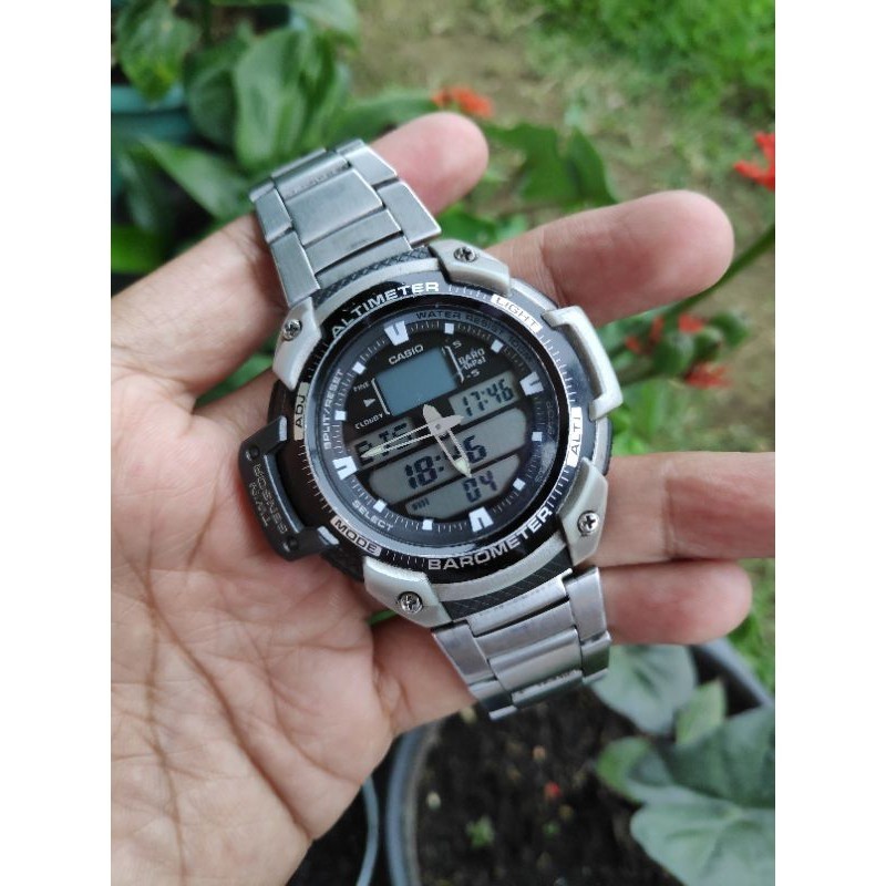 Casio SGW 400H Original bekas Fesyen Pria Jam Tangan di Carousell