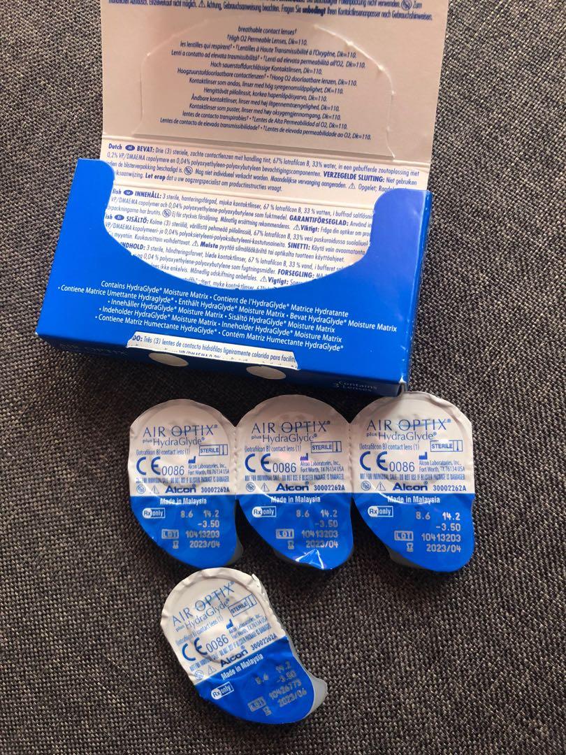 Clear Contact Lens (Power 3.50), Everything Else, Others on Carousell