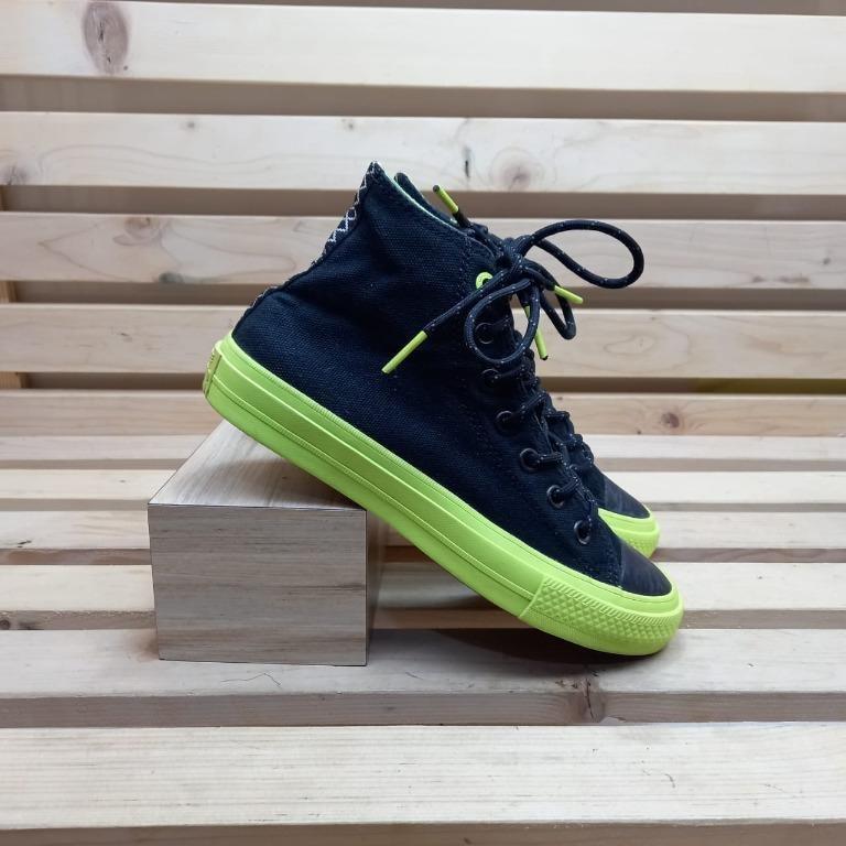 Converse black green sale