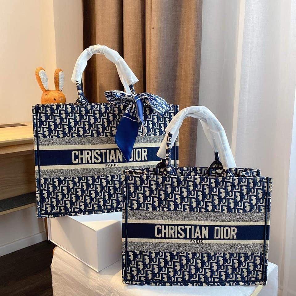 Christian Dior Grey Oblique Book Tote Medium Bag  The Closet