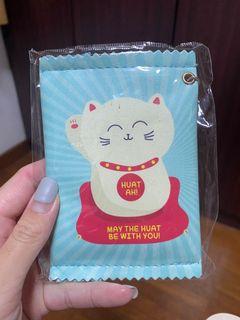 Fortune cat coin & keychain holder