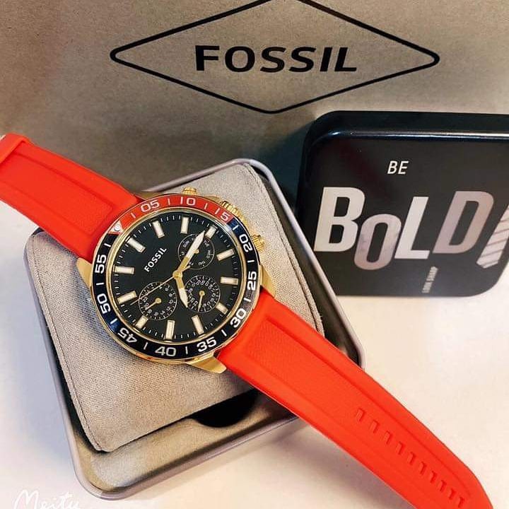FOSSIL COLORWAY RUBBER STRAP AUTHENTIC 