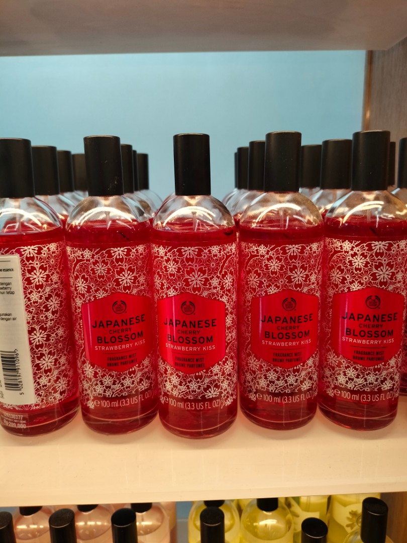Fragrance Mist Japanese Cherry Blossom Strawberry Kiss Indian Night
