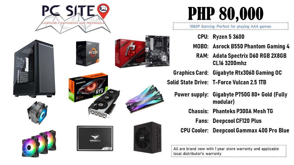High End Gaming (Ryzen 5 3600 Rtx3060 OC), Computers & Tech, Desktops on Carousell