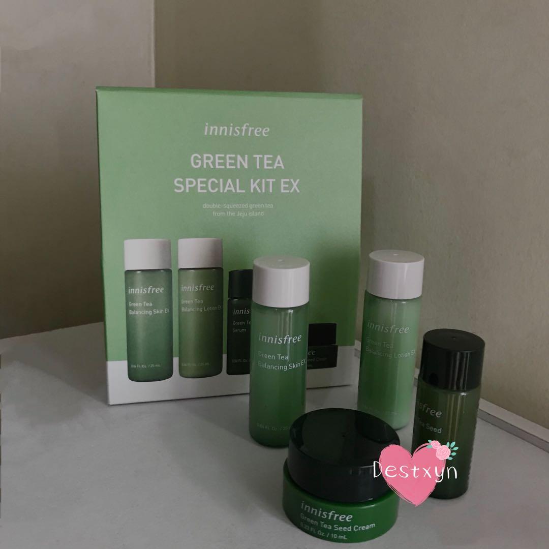 Innisfree Green Tea Special Kit Ex From Korea Beauty Personal Care Face Face Care On Carousell