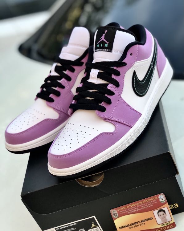 Jordan Air Jordan 1 Low SE Violet Shock Sneakers - Purple for Men