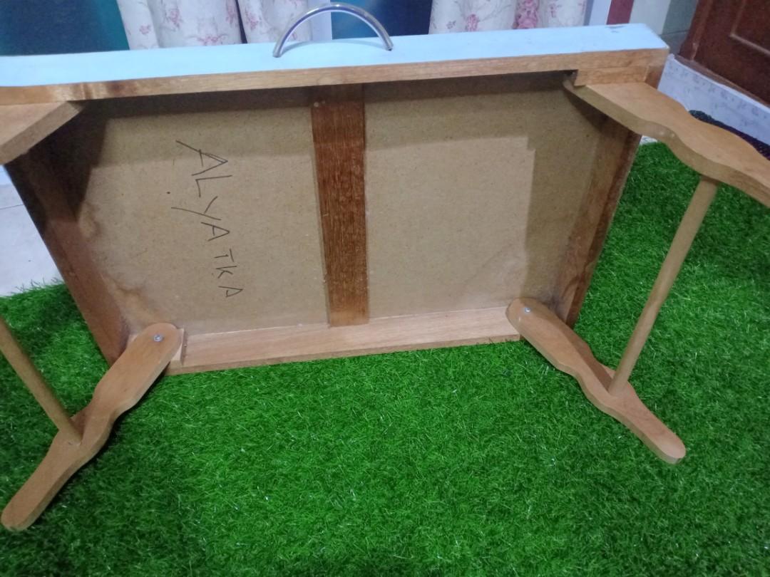 Jual Meja Lipat Kayu Untuk Anak Anak Bayi Anak Lainnya Di Carousell