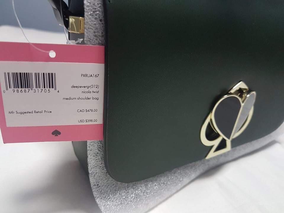 Kate Spade Nicola Twistlock Medium Shoulder Bag in Deep Evergreen