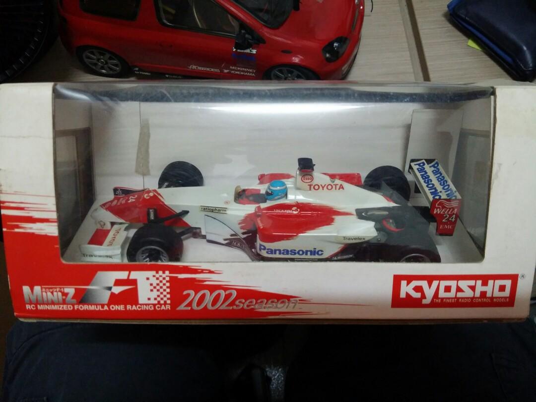 Kyosho mini z f1 2002 panasonic toyota racing tf102 no.24, 玩具