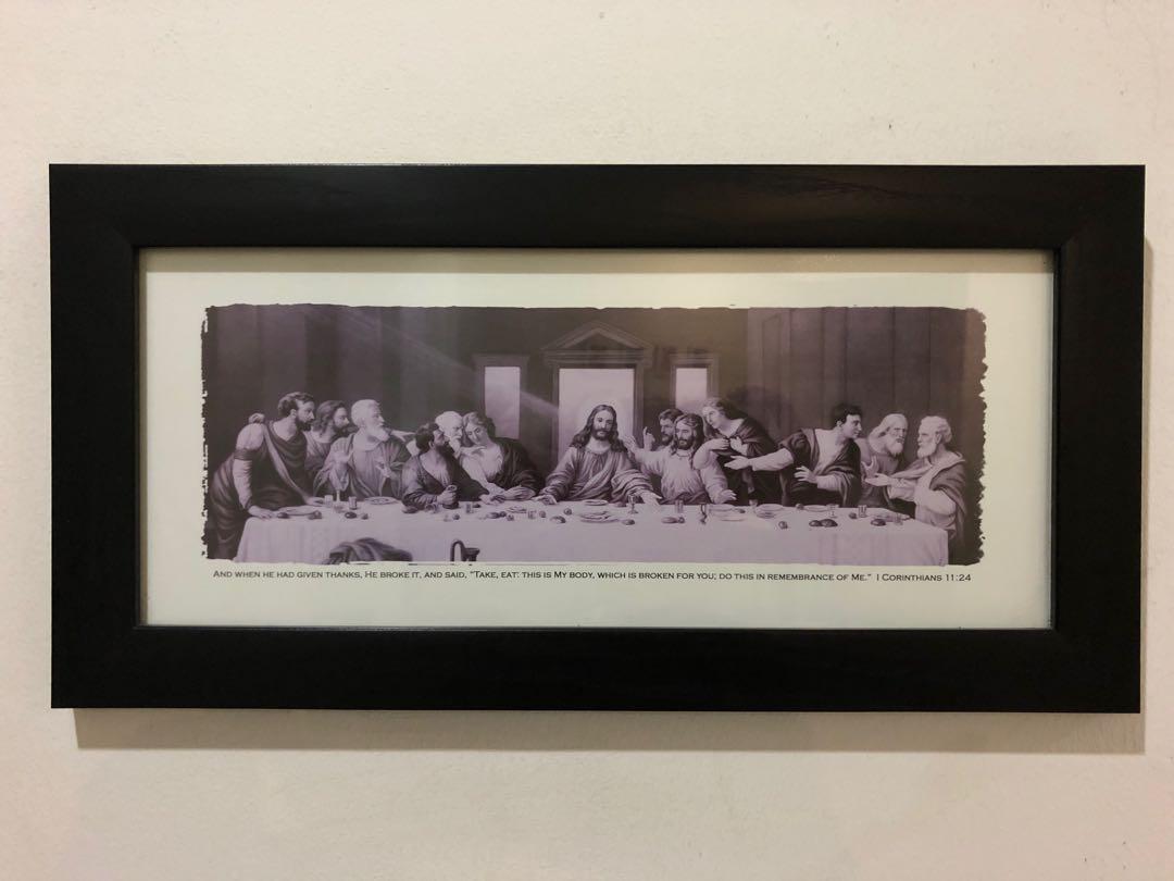 Last supper picture with frame, Hobbies & Toys, Memorabilia