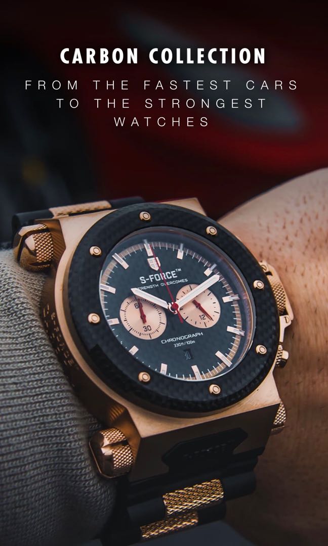S force carbon sale watch