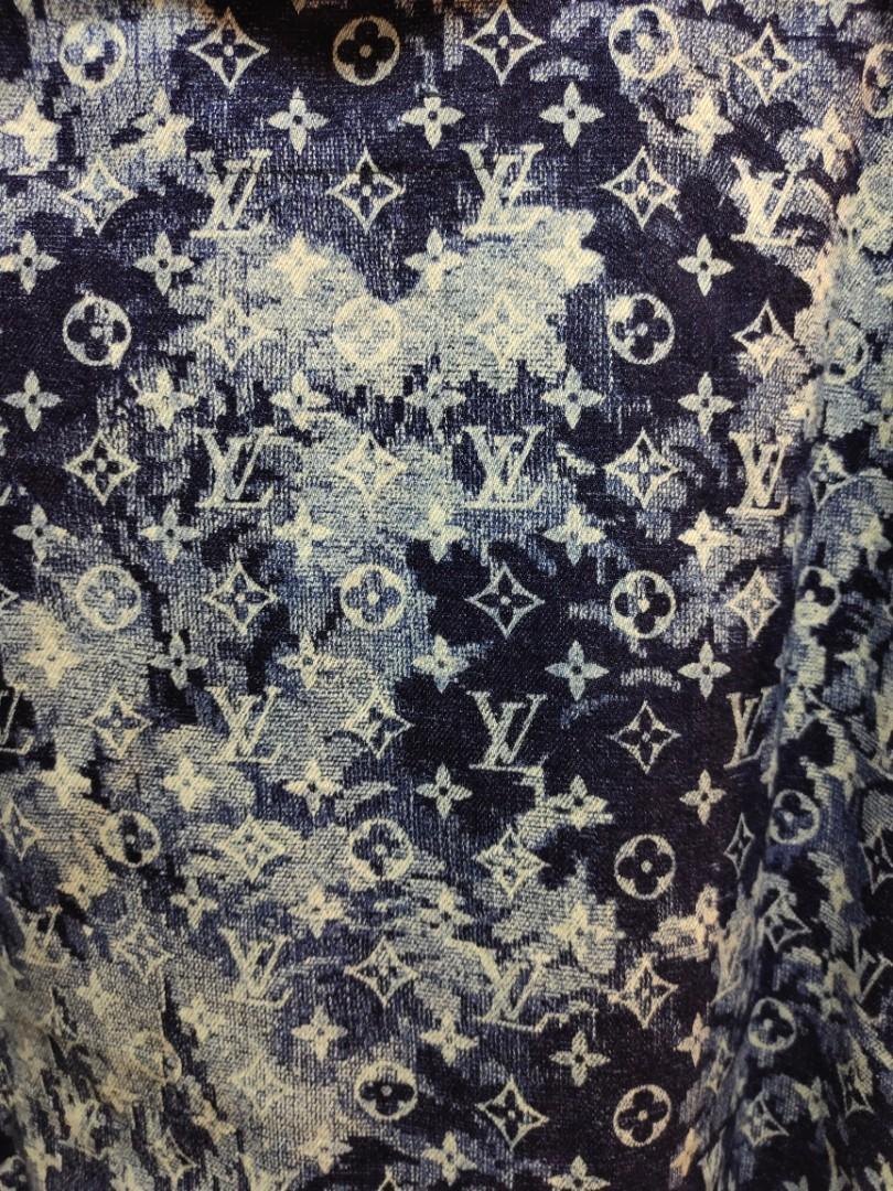 Louis Vuitton Men Hawaiian Tapestry Shirt Blue Floral Tapestry