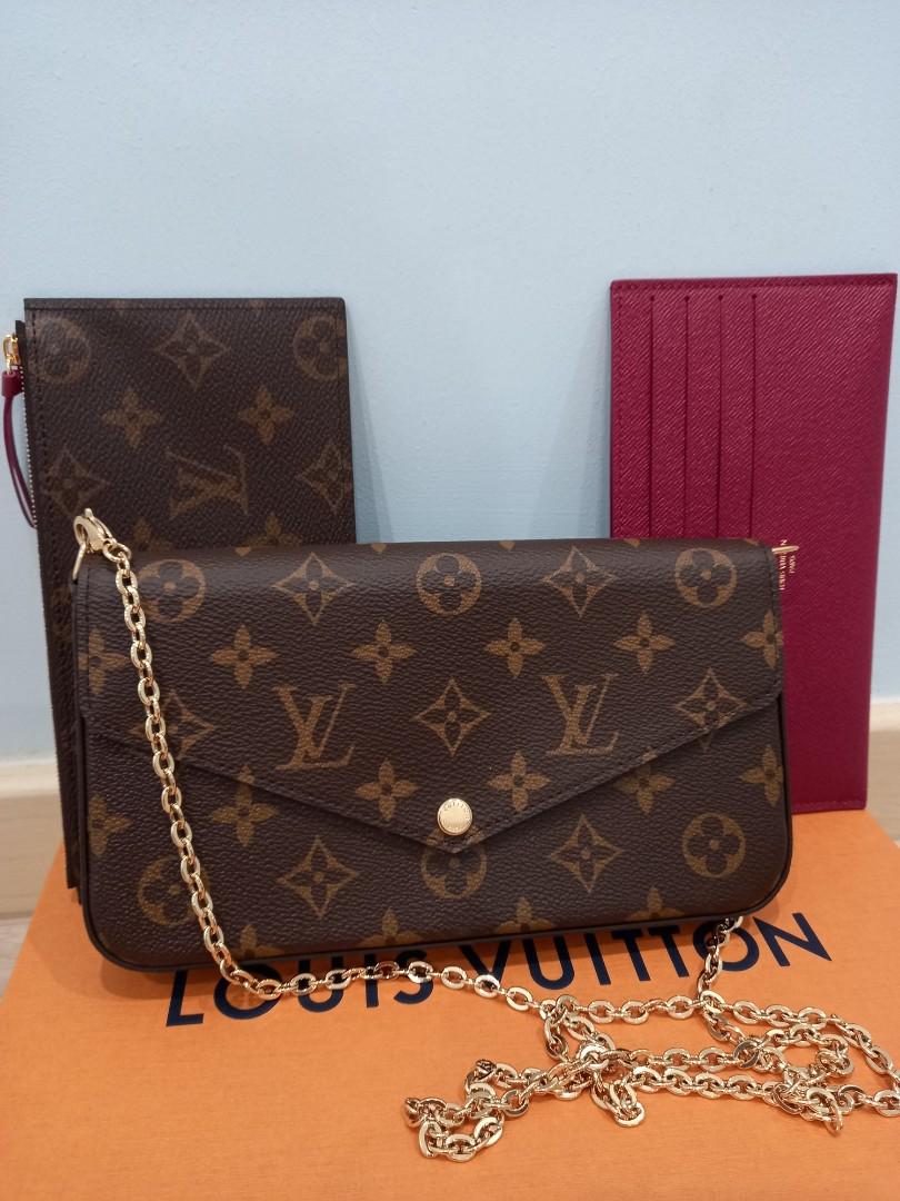 SOLD Authentic Louis Vuitton LV Damier Ebene Studs Felicie Pochette (Limited  / Special Edition), Luxury, Bags & Wallets on Carousell