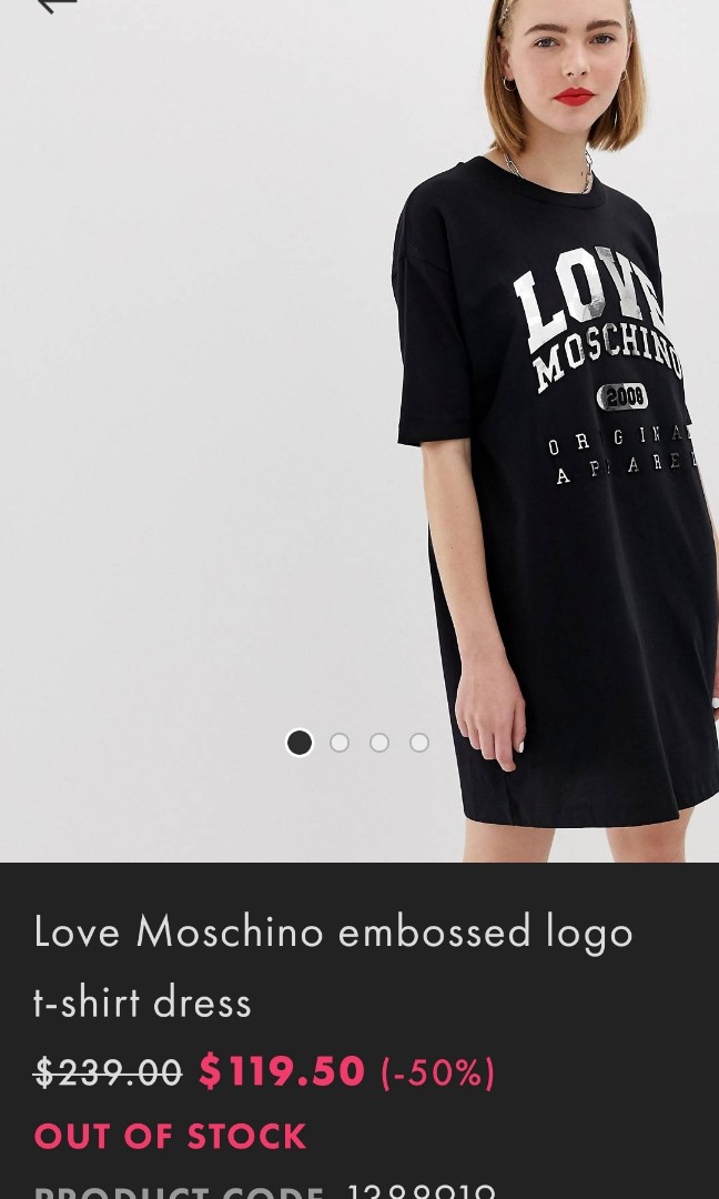 Moschino tshirt dress online