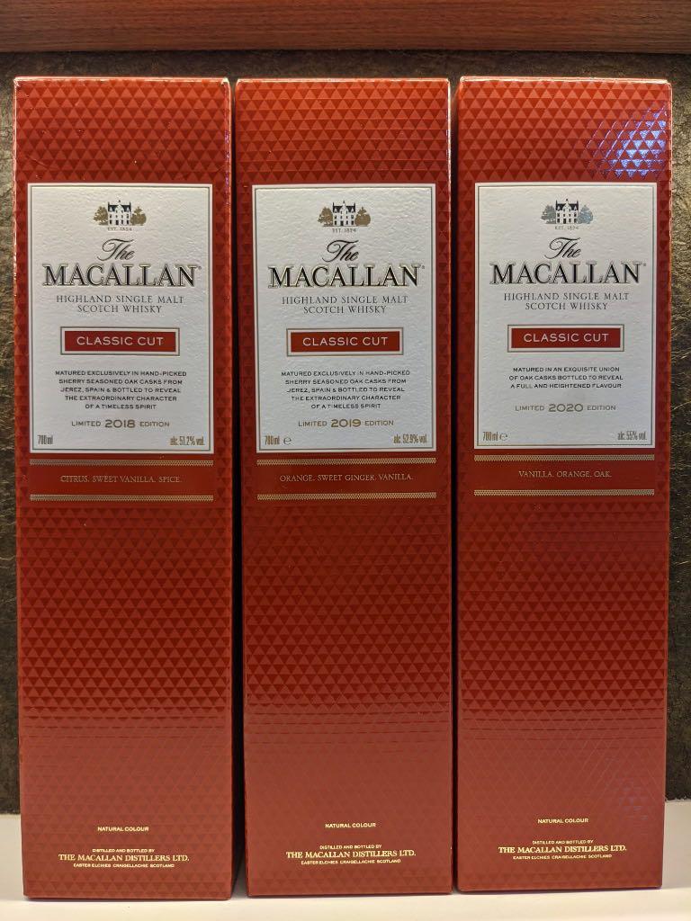 Macallan Classic Cut 2018, 2019, 2020, Food & Drinks ...