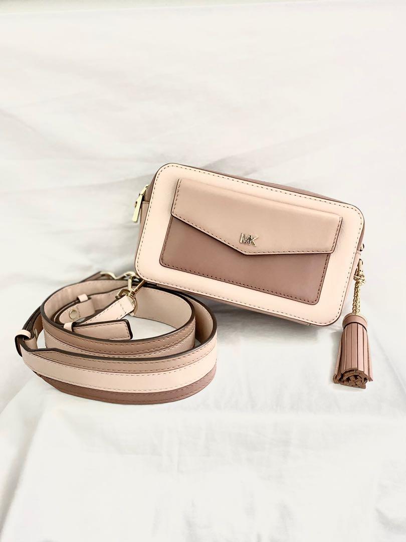 Michael kors tri color camera sales bag