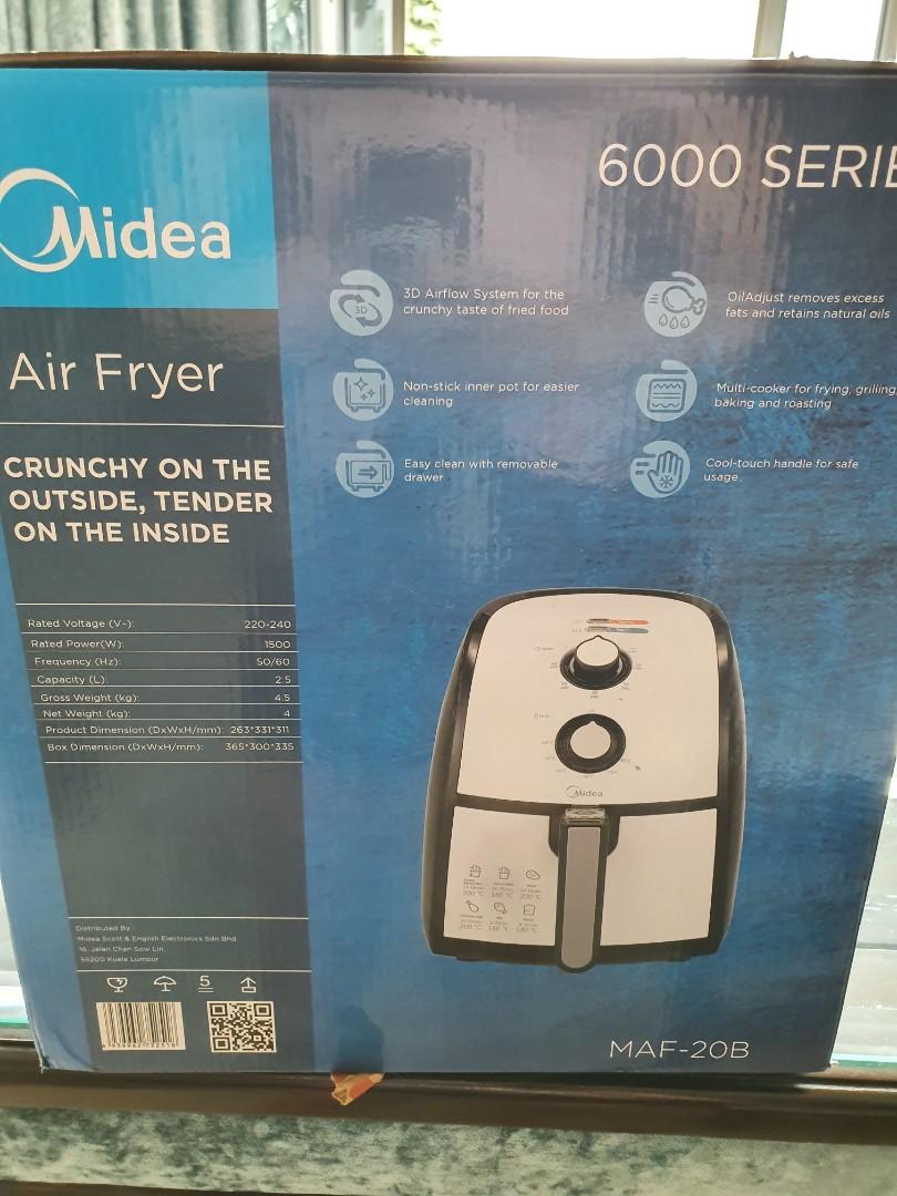 Midea Air-Fryer 6000 Series, TV & Home Appliances, Kitchen Appliances ...