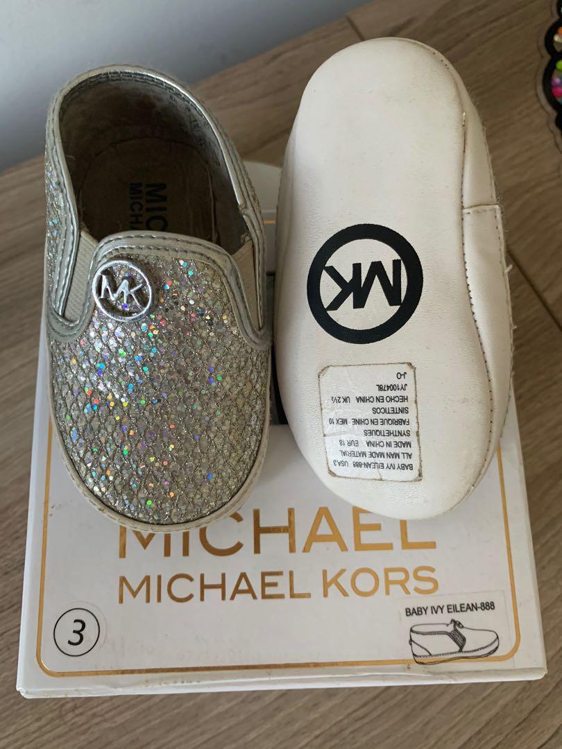 MICHAEL KORS shoes for baby  Copper Red  Michael Kors shoes MK100044  online on GIGLIOCOM