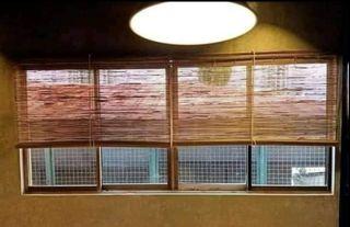 NATIVE BURI ROLL UP BLIND CURTAINS