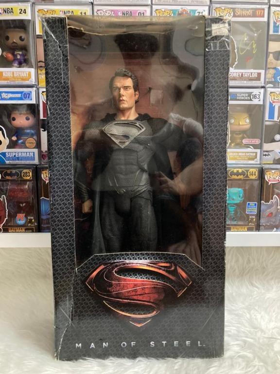 NECA Superman Man of Steel Black Suit Superman 1/4 Scale Action Figure (18  Inch) Very Rare, Hobbies  Toys, Collectibles  Memorabilia, Fan  Merchandise on Carousell
