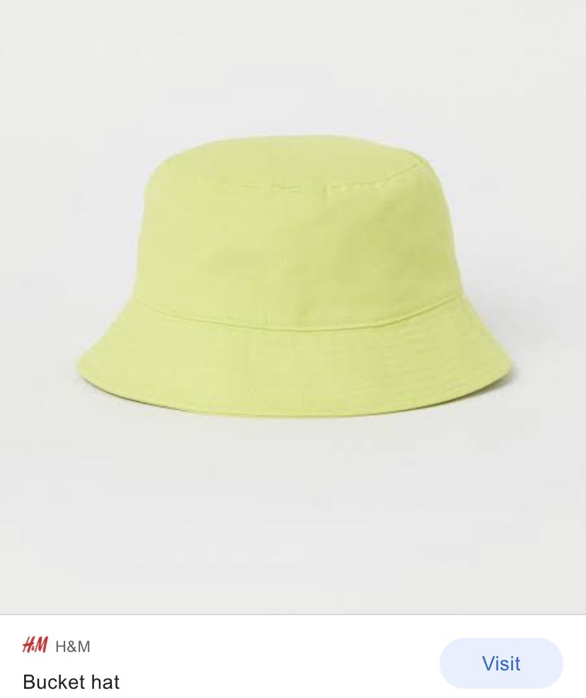 Neon bucket hat h\u0026m, Fesyen Wanita 