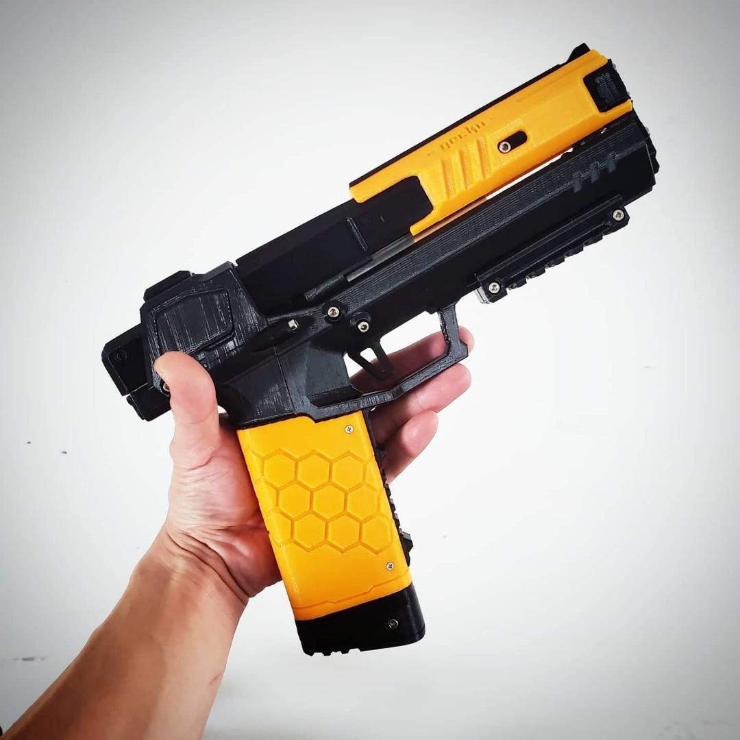 Nerf Gecko Blaster (Lizzie cyberpunk2077), Hobbies & Toys, Toys & Games