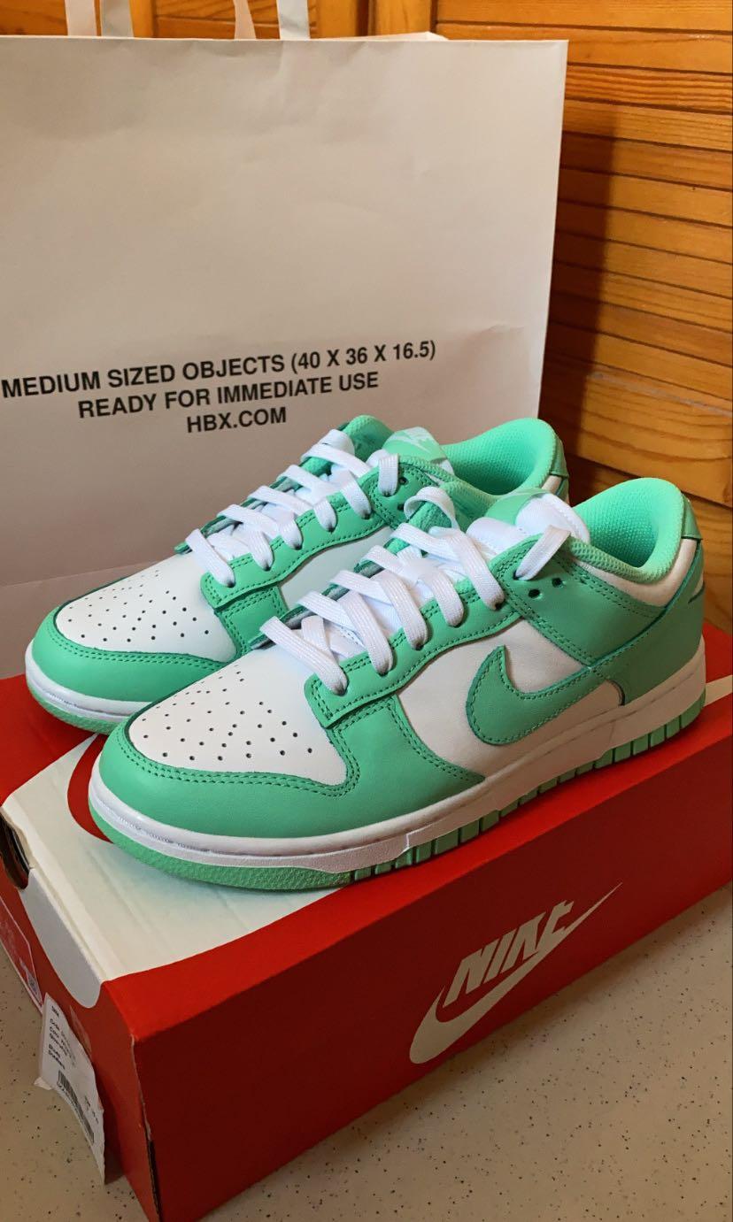 Nike Dunk Low Green Glow, 女裝, 鞋, 鞋墊- Carousell