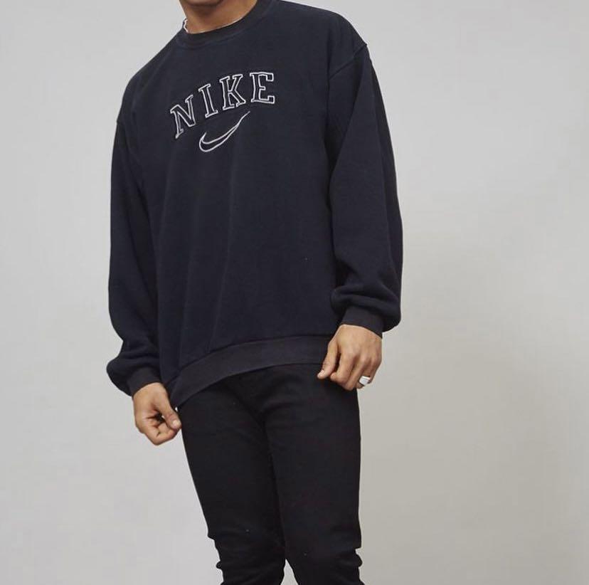 Nike vintage sweater black Clearance