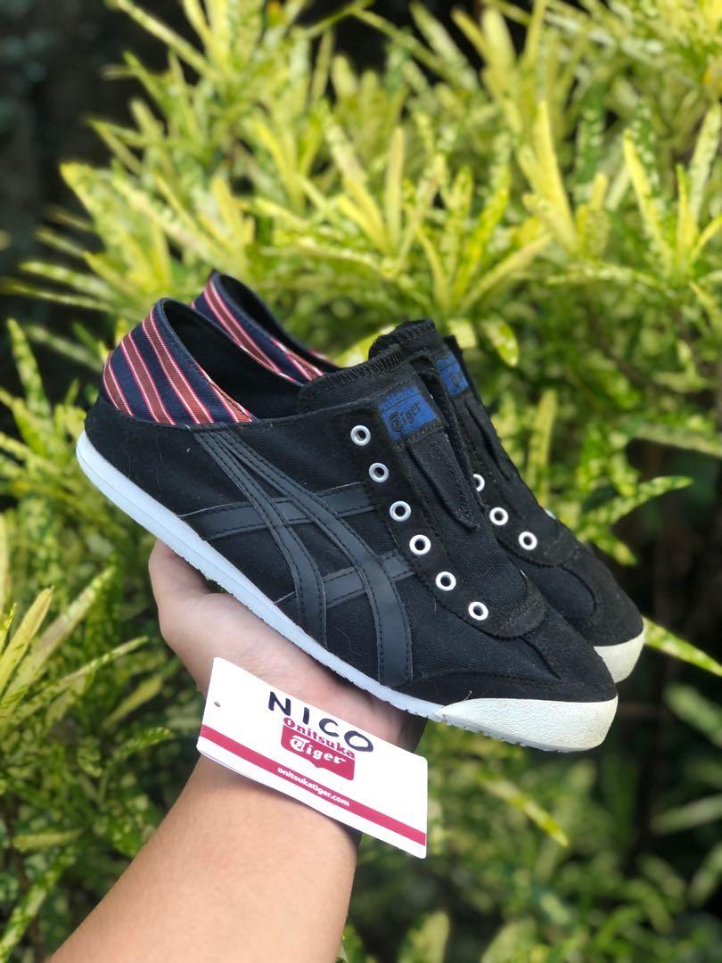 Onitsuka Tiger Mexico 66 Paraty Black Women S Fashion Footwear Sneakers On Carousell
