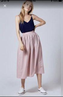 Osn cotton high waisted skirt