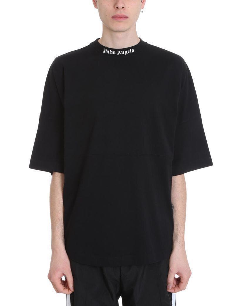 palm angels mock neck tee