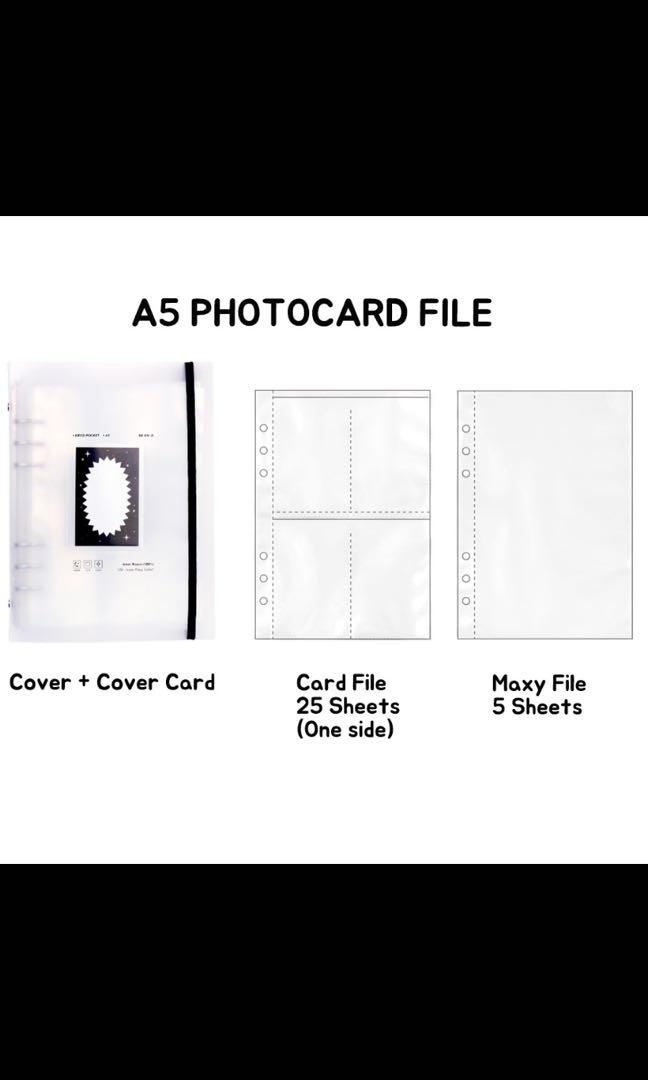 [po] beond 6 ring binder/photocard postcard sticker pocket sleeves (nct