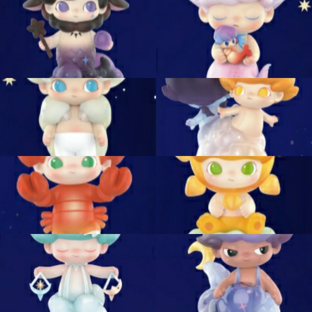 POPMART Pop Mart Dimoo Zodiac Capricorn, Pisces, Aries, Gemini, Cancer ...