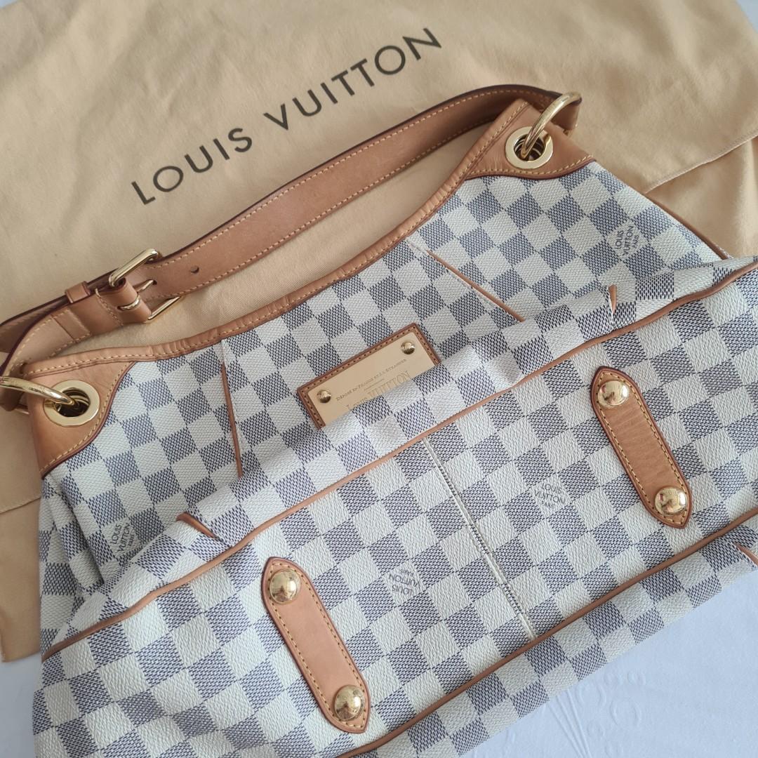 Louis Vuitton Damier Azur Galliera PM - White Hobos, Handbags - LOU759968