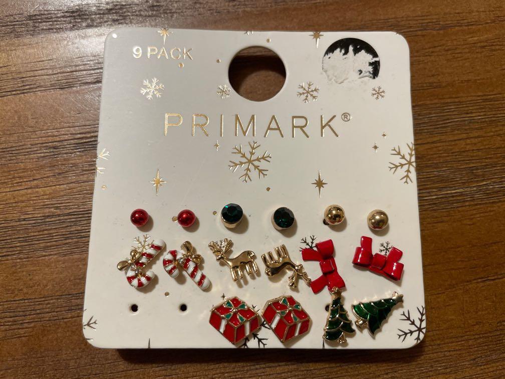Primark christmas earrings outlet
