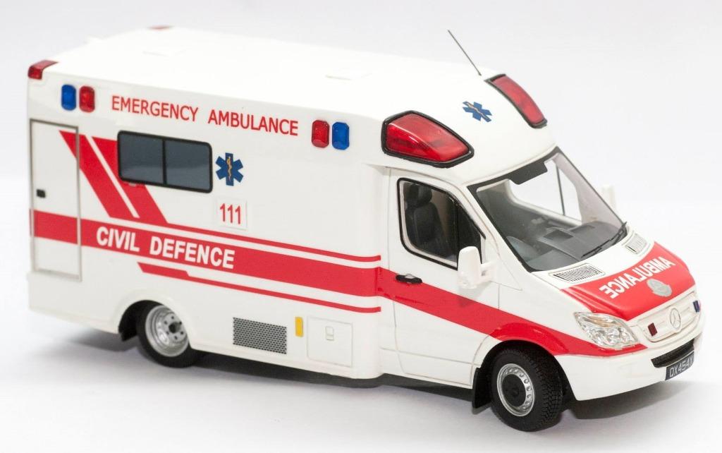 Rare and sold out SCDF Box Ambulance (call sign 111), Hobbies & Toys ...