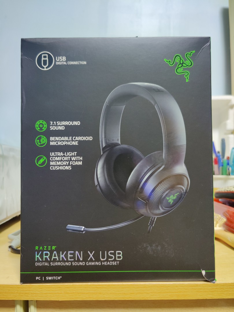 Razer Kraken X Usb Audio Headphones Headsets On Carousell