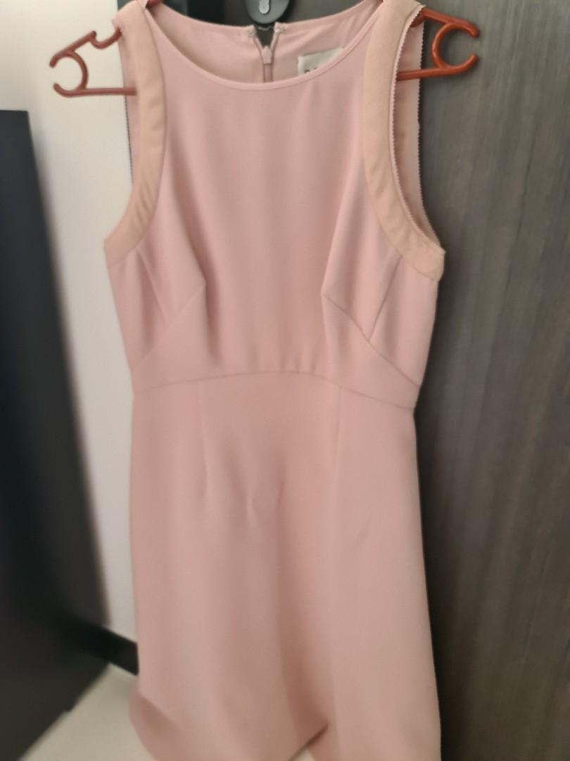 reiss pale pink dress Women s Fashion Dresses Sets Dresses on Carousell